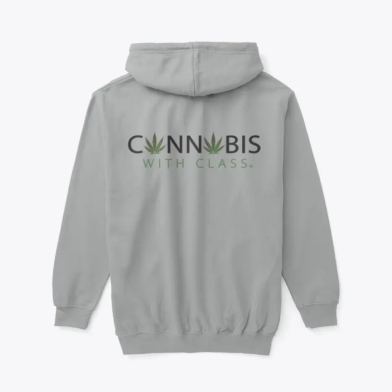 Cannabis With Class Zip Up Hoodie