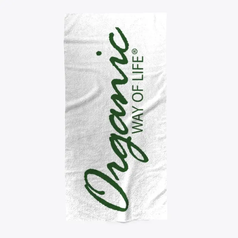 Organic Way of Life Beach Towel