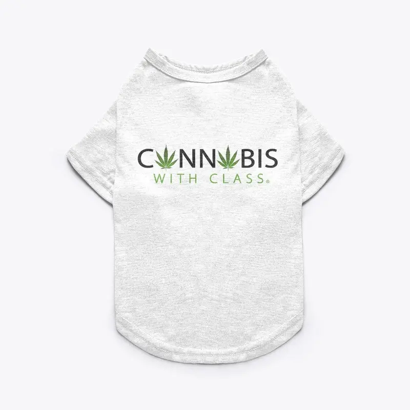 Cannabis With Class Pet Tee